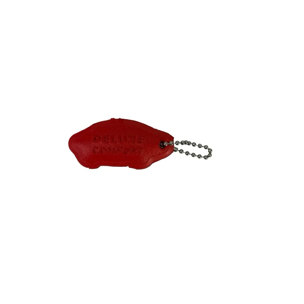 Vans Off The Wall Deluxe Comfort Red‎ Puff Puffy Keychain